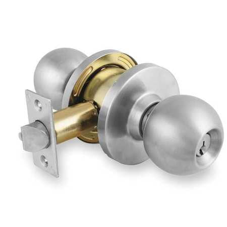 Master Lock Blc0932dka4 Knob Lockset Mechanical Classroom Grd 2