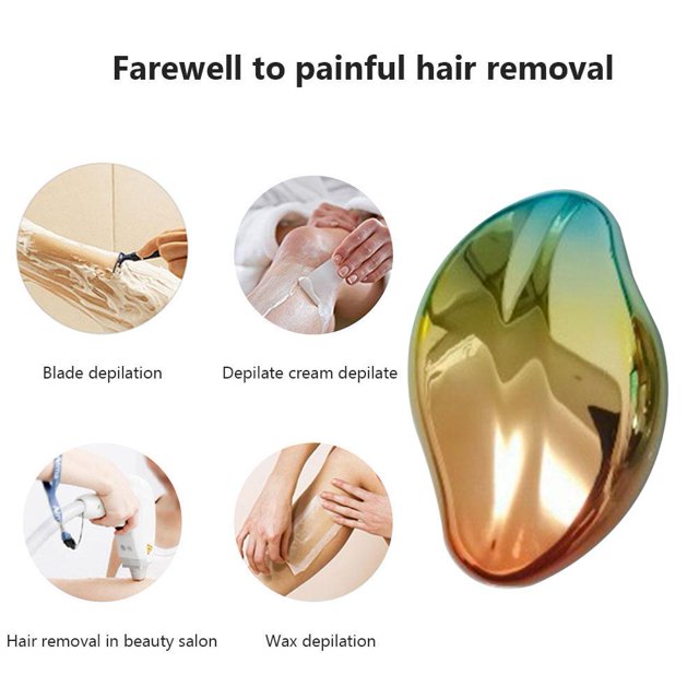 Depiladora de depilación física de cristal Depilación corporal sin dolor (color J) Likrtyny cuidado belleza