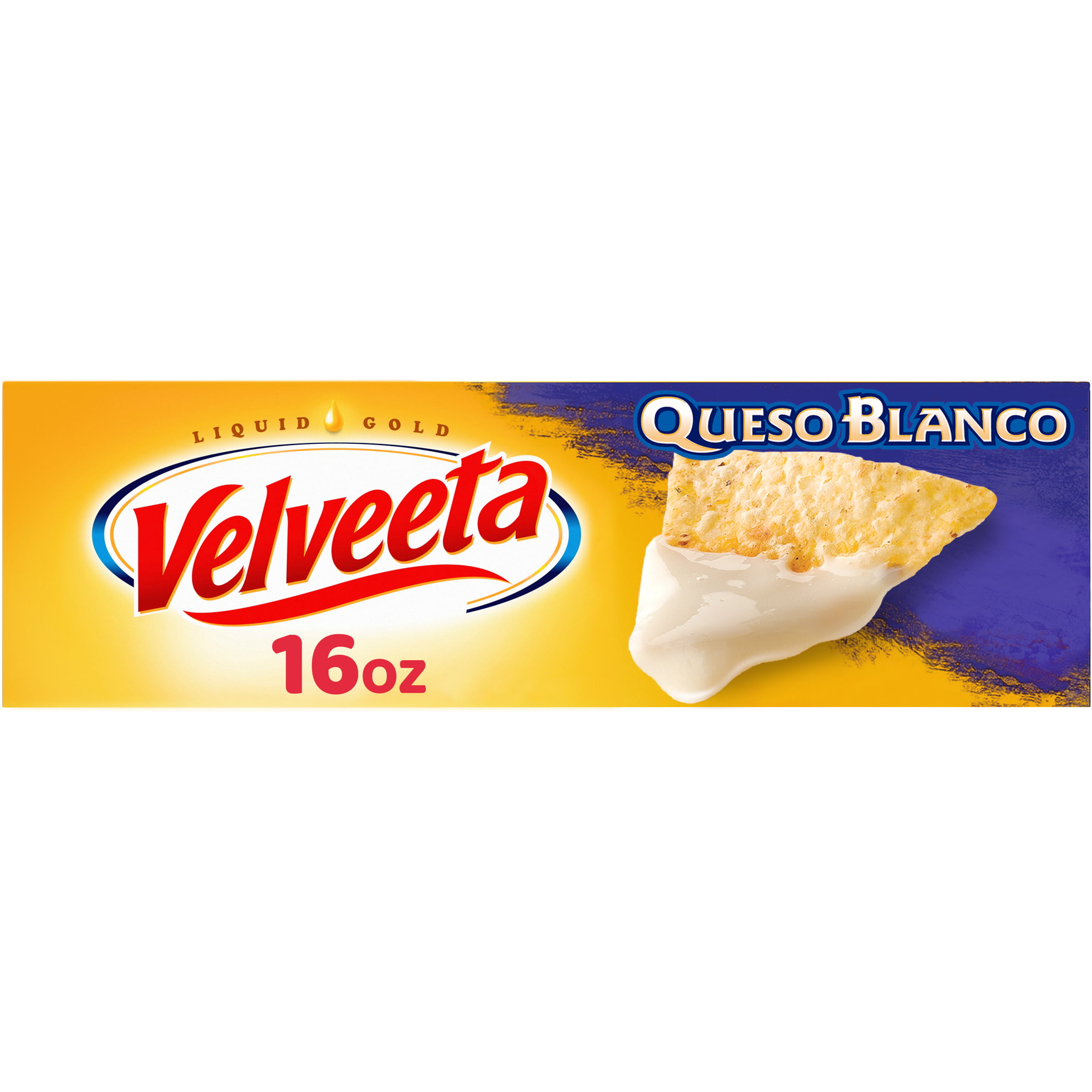 Velveeta Queso Blanco Melting Cheese, 16 oz Block - Walmart.com