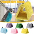 thumbnail image 1 of Fiudx Casa para Pájaros Cálida de Invierno, Cueva Colgante de Lana Suave, Cómoda Cama para Loros, Refugio para Aliviar El Estrés, Fácil de Instalar, Tienda de Campaña Segura para Dormir, Tamaño Peque, 1 of 5