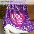 thumbnail image 4 of LHSHID Dog Mom Blankets Dog Mom Gifts for Women Dog Mom Gift Birthday Gifts for Dog Moms Dog Lover Gifts for Women Christmas Mothers Gifts Ideas for Dog Lovers 30"x40", 4 of 8