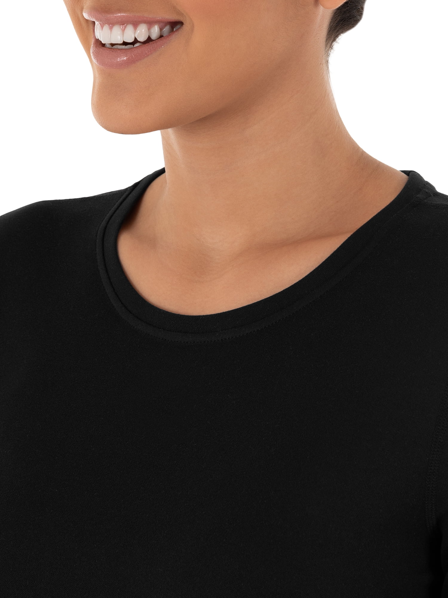 Athletic Works Women's Core Active Long Sleeve T-Shirt, 2-Pack