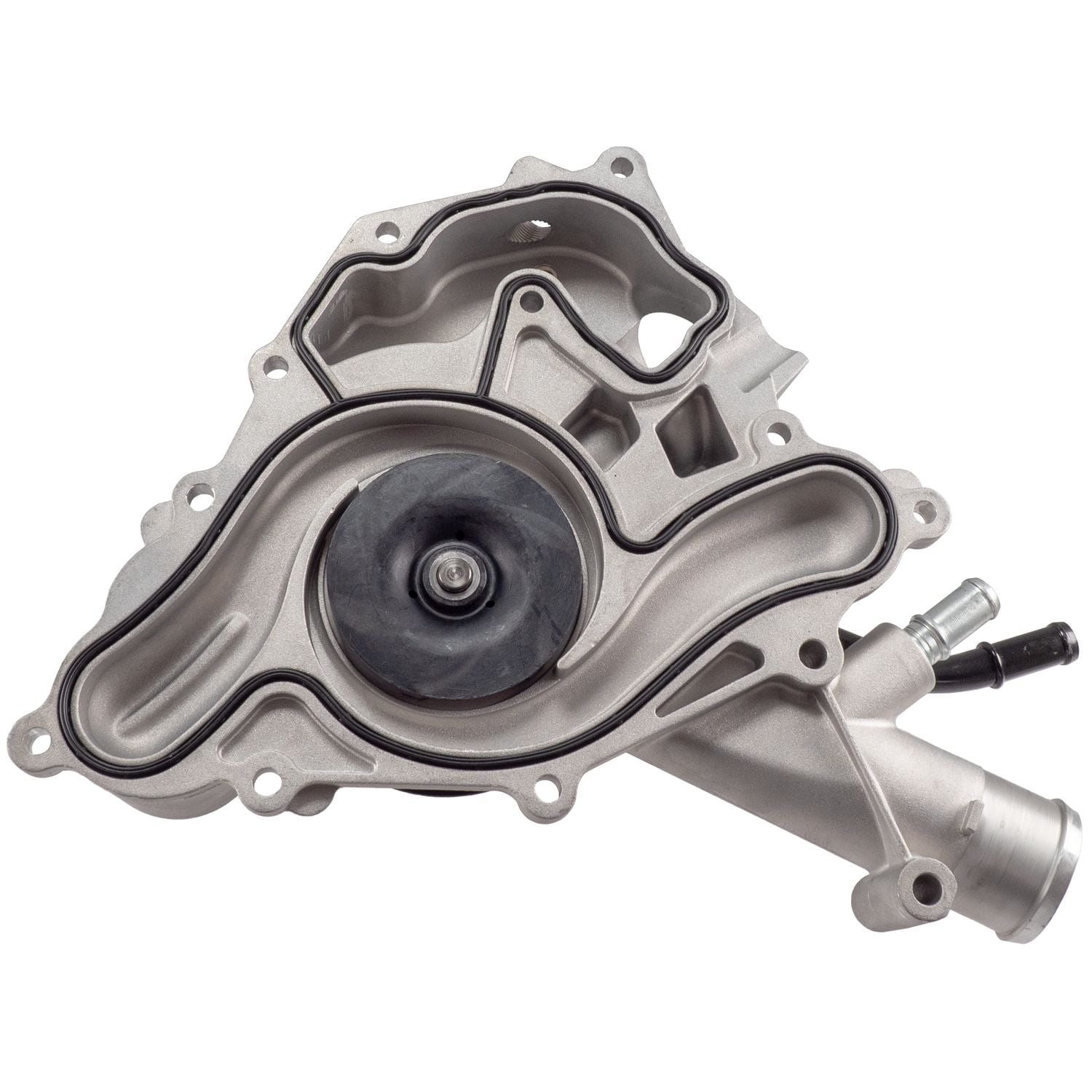 Melling MWP-512 Water Pump - Blk Pulley - 4.59 in Hub Hgt. - Aluminum - Natural Fits select: 2013-2018 RAM 1500, 2009-2012 DODGE RAM 1500
