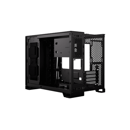 CORSAIR - 2500X Micro ATX Mid-Tower Dual Chamber SFF Case - Black
