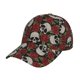 thumbnail image 1 of Balery Red Rose Skull Gorra de béisbol de tamaño ajustable para correr, entrenar y actividades al aire libre. Gorra de papá para todas las estaciones., 1 of 6