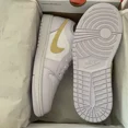 thumbnail image 3 of Ni - ke Ni - ke Wmns Air Jordan 1 Low Barely Grape Purple Lemon AJ1 DC0774-501 Size 8.5 7Y, 3 of 5
