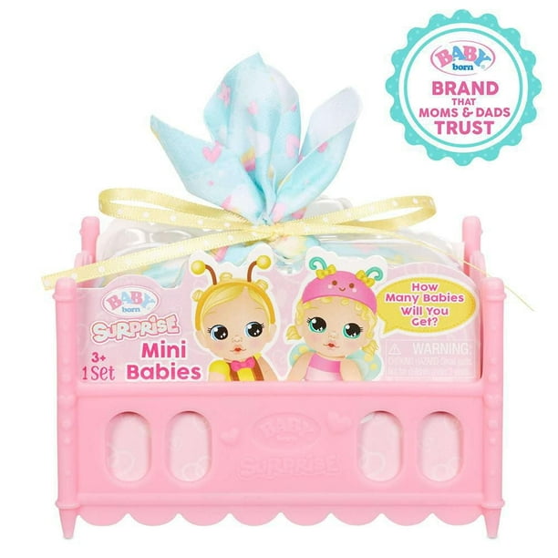 BABY BORN 3点セット Baby Born Surprise Mini Babies – Unwrap Surprise Twins or Triplets