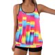 thumbnail image 2 of Traje de baño de 2 piezas para mujer, trajes de baño para mujer, traje de baño de verano de talla grande con estampado, bikini, traje de baño dividido para mujer, traje de baño de poliéster, 2 of 5