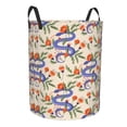 thumbnail image 2 of Xecao Snake Print Laundry Hamper Basket,designed for Blanket Storage and Nursery Clothes in the Bedroom, 2 of 8