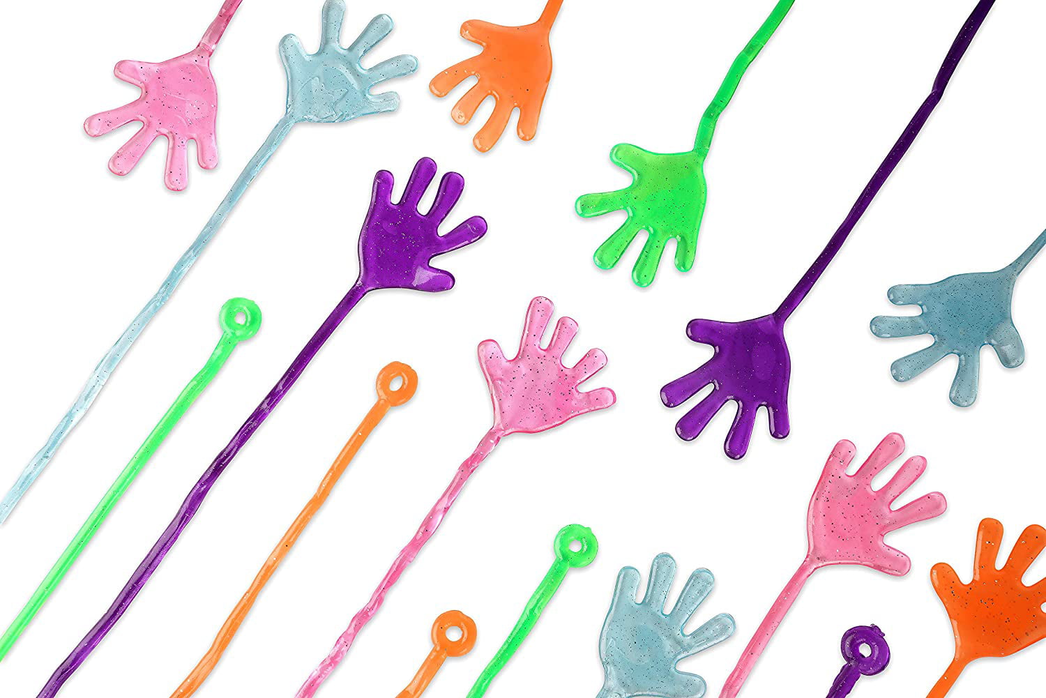 Цветные руки. Paty игрушки. Липкие руки 2. Stick hand