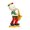 A003- C, variant on Halloween Skeleton Decorations Rock and Roll Style Figurine Spooky Halloween Decor Indoor Home Party Accent for Mantel Shelf Table 1 Piece