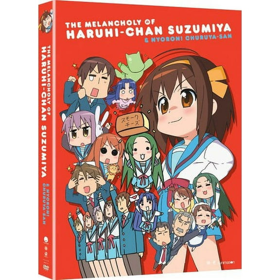The Melancholy of Haruhi-Chan Suzumiya and Nyoron! Churuya-San: Comp (DVD)