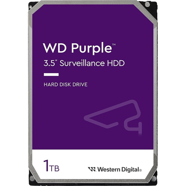 Disco Duro para Videovigilancia Western Digital Purple de 1 TB