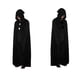 thumbnail image 1 of Capa de Halloween Grim Reaper Death Devil Capa con capucha Capa Black Death Disfraz Cosplay 170cm, 1 of 3