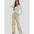 thumbnail image 2 of Womens Long Sleeve Shirts Crop Tops Going Out Basics Tees Clothes, 2 of 6