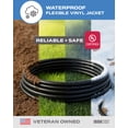thumbnail image 2 of Iron Forge Cable 100 Ft Black Extension Cord with 3 Outlets - 16/3 SJTW 100 Foot Extension Cord 3 Prong, Weatherproof Exterior Power Cable for Outdoor, 2 of 7