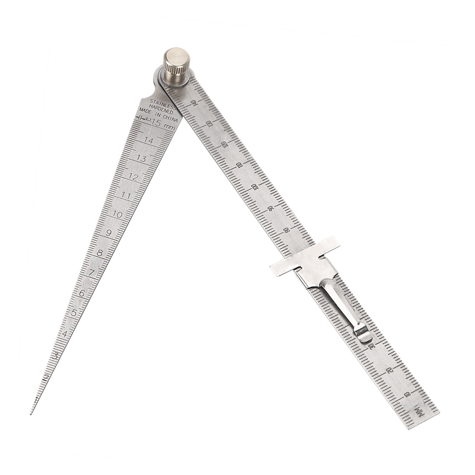 Measuring Tool 1-150mm Feeler Gauges Bore Measurement Stainless Steel Wedge Taper Ruler ,Easy to Use