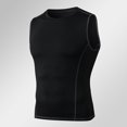 thumbnail image 1 of Camiseta sin mangas de compresión para hombre, sin mangas, de secado rápido, camiseta sólida, entren Abanopi Hombres chaleco deportivo, 1 of 7