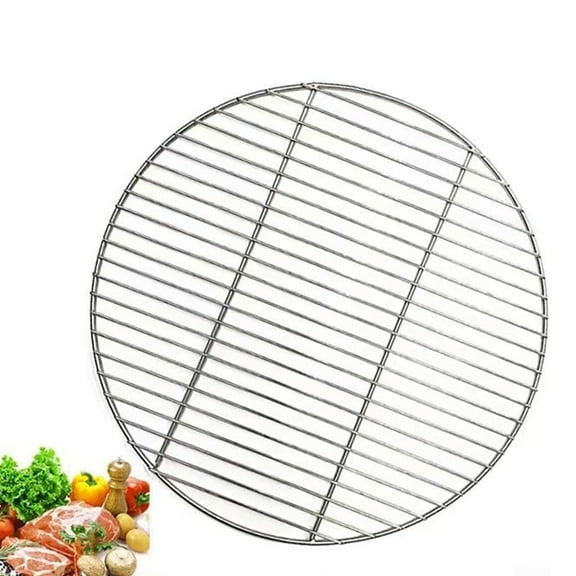 Taotanxi 15" Bottom Fire Grate BBQ High Heat 304 Stainless Steel Charcoal Fire Grate Fits Large Green Egg Fire Box,Fire Grate fit Weber 22 Grill Parts Charcoal Grate Replacement Accessories(15")