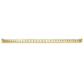 thumbnail image 3 of Floreo 10k Yellow Gold 2.5mm Hollow Cuban Curb Link Chain Necklace - 18 inch, 3 of 5