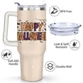 thumbnail image 3 of 40 OZ Happy Halloween Tumbler with Handle Vacuum Insulated Travel Coffee Mug Gift for Birthday Christmas Halloween, 3 of 7