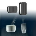 thumbnail image 6 of Dickly 2Pcs Car Foot s Set Decoration Anti Slip Brake Pedal Covers Black, 6 of 9
