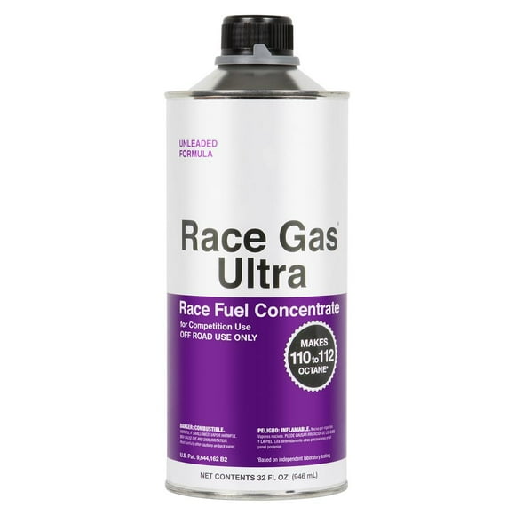 Race Gas Booster d'Octane 200032 Utilisé pour Booster l'Octane Allant de 110 à 112; 32 Onces Bouteille; Simple