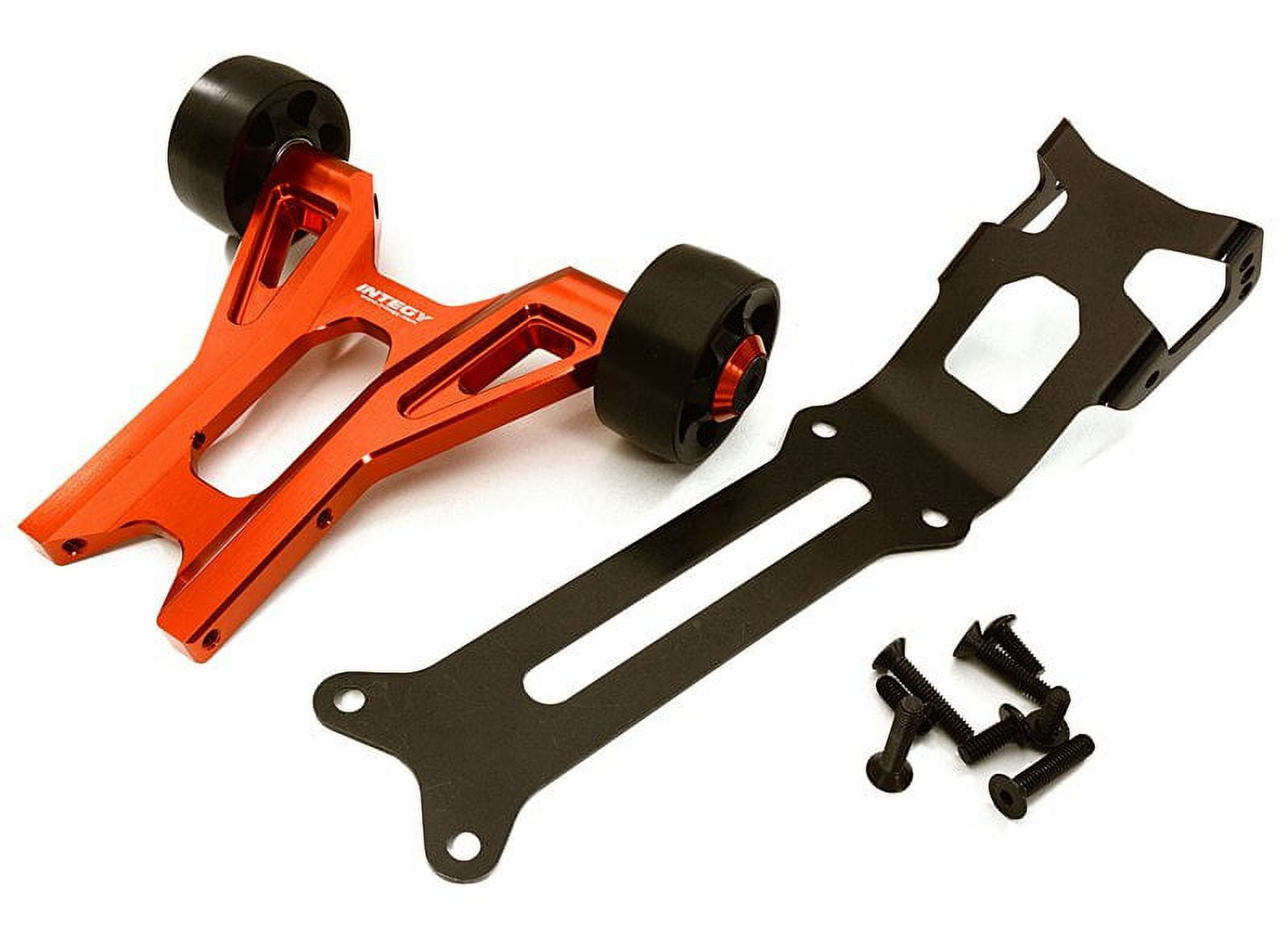 FR] INTEGY Grey Billet Machined Front Bulkhead Upgrade Set for Losi 1