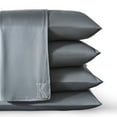 thumbnail image 6 of Bambusa Sheets|Kind-To-Skin, Soft & Cooling| Match Size & Direction|Perfect For Everyone| K=King(Grey), 6 of 8