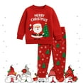 thumbnail image 2 of REDARER Family Matching Pajamas, Holiday Themed Fleece Sleepwear Set, Cozy Festive Nightwear for Kids ,Size:5-6 Years, 2 of 3
