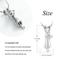 thumbnail image 3 of Cat Pet Cremation Jewelry for Ashes Memorial Ash Jewelry Keepsake Cat Urn Pendants for Animal Ashes Necklace, 3 of 7