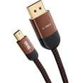 thumbnail image 1 of Zeskit X-Tech VESA Cable Mini Displayport a Displayport DP 2.1 DP80 80Gpbs, 3 pies, 1 of 8