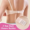 thumbnail image 4 of Training Bras for Girls 10-16 Cotton Wireless Lightly Padded Adjustable Straps Breathable Teen Sports Bra First Bra Big Kids White, 4 of 6