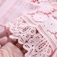 thumbnail image 6 of Women Cotton Linen Embroidered Tops Loose Fit Tunic 3/4 Sleeve Summer Blouse Shirts Boho Peasant Trendy Clothes, 6 of 7