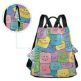 thumbnail image 4 of Smiling Faces Travel Laptops Backpack for Women Anti-theft Casual Work Bag Daypack Lightweight Laptop Bag, 4 of 7