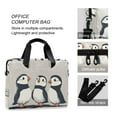 thumbnail image 4 of FORMRS 16" Laptop Sleeve Bag Carrying Case with Handle Travel Shoulder Briefcase, Cute Puffin, 4 of 8