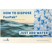 FunPak MiniPack Plant Based Biodegradable Packing Peanuts 0.60 cu ft Bag Compostable Pink Hearts