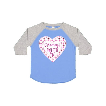 

Inktastic Grampy s Sweetie Pie with Pink Hearts Gift Toddler Boy or Toddler Girl T-Shirt