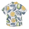 thumbnail image 2 of Dailycode Small Short Sleeve Button Down Shirts Lime and Lemon Casual Shirt 3-10 Years, 2 of 9