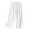 White, variant on Bmisegm Linen Pocket Elastic Breathable Trousers Loose Cotton Waist Pant Womens Pants Pants for Women Navy XXL