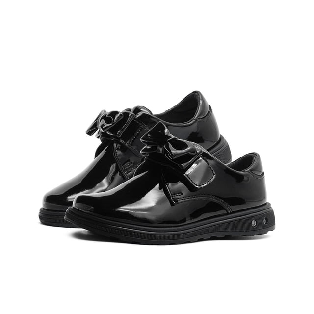 Zapato Escolar Para Niña Chabelo Mocasin Charol Negro negro 18