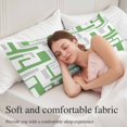 thumbnail image 5 of Modern Geometric Green Body Pillow Cover 20 x 60 Inch Decorative Pillow Cover Abstract Minimalist Artwork Lines Lumbar Pillowcase Seasonal Rectangle Cushion Case for Couch Sofa Bed Living Room, 5 of 9