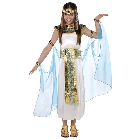 Amscan 841120 Shimmering Cleopatra Costume, Children Large Size, 1 Piece