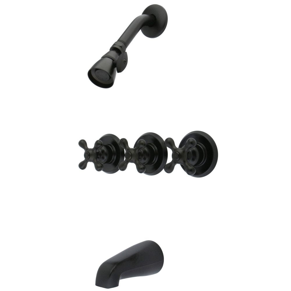 Kingston Brass KB235AX Tub and Shower Faucet, Oil Rubbed Bronze