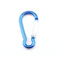 thumbnail image 2 of Clip 5pcs Aluminum Alloy Carabiner Spring Clip Hook Spring-Loaded Kettle Hook For Camping Hiking, 2 of 7