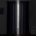 thumbnail image 4 of White Classic [2-Panels] Cozlo Blackout Curtains for Bedroom with Grommet Black Out Room Darkening Window Curtains Thermal Insulated Drapes (42x63 inch, Black), 4 of 7
