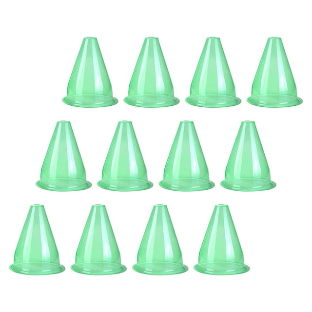 12 Piezas Campanas de Jardín para Plantas Tarro de Campana Transparente Protectores de Plantas Multifuncionales para Plantas de Aves Caracoles