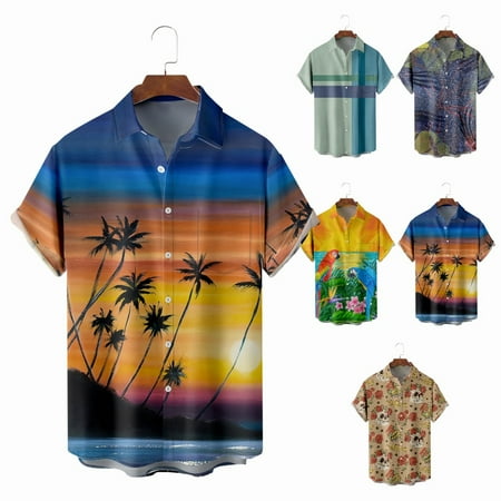 

Family Matching Button Up Shirts Stylish Basic Tops Sizes Kids-Adult Unisex