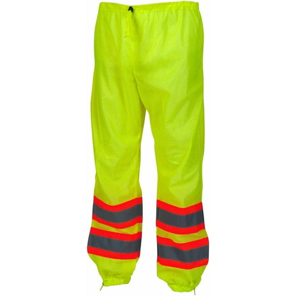 Pyramex RMP10L-XL Mesh Pants Lime Size L/XL