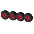 thumbnail image 2 of Short Course Truck Tires, RC Car Wheel Tires Concavoconvex Texture 11cm Diameter  For 1/10 Red, 2 of 8